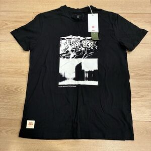 NWT GLOBE Skateboarding Scape T-shirt Black Short Sleeve Organic Cotton Size S